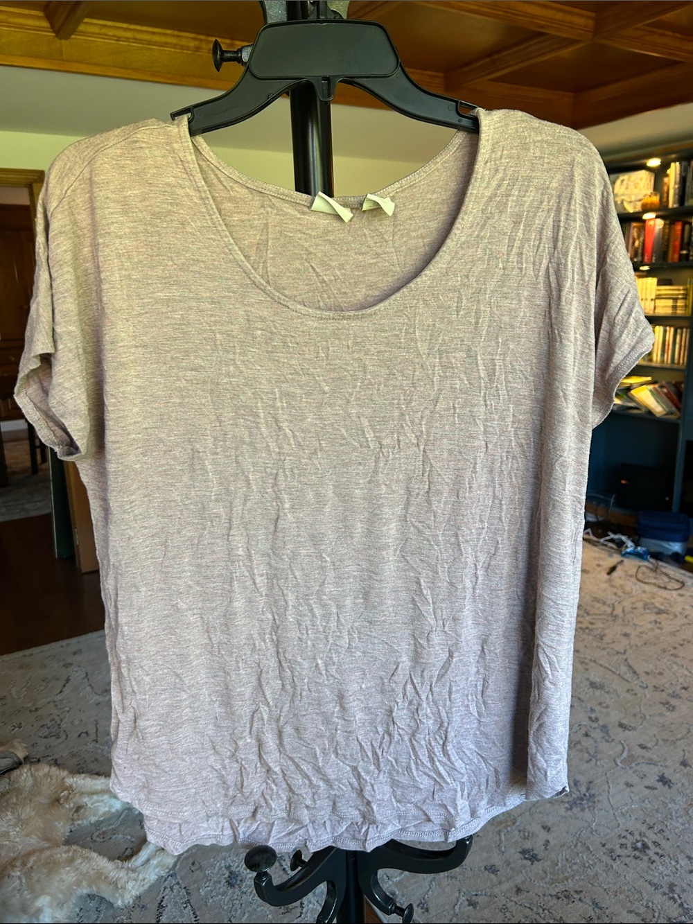St. Tropez Scoop Neck Short Sleeve Top